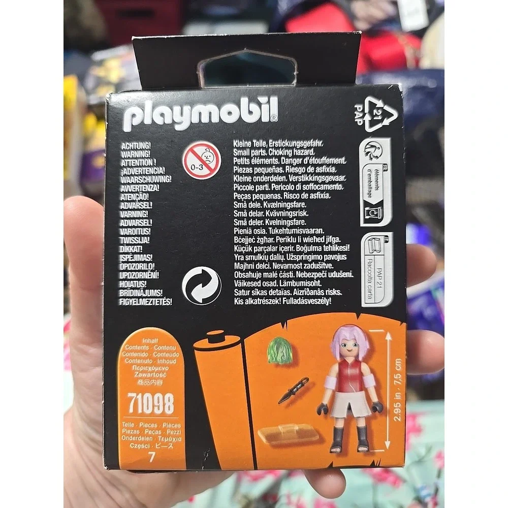 Playmobil Naruto Shippuden Sakura Building Set 71098 5-99 New Sealed 7pc